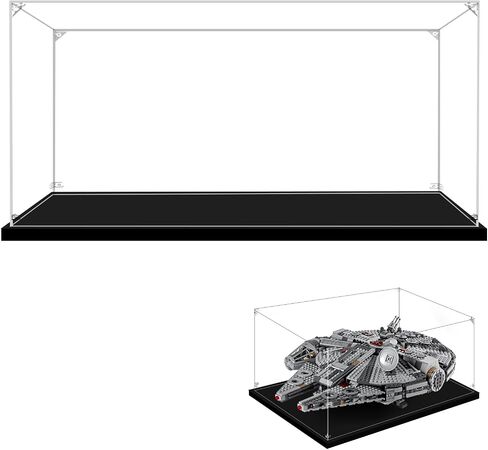 Acrylic Display Case for Lego 75192 Ultimate Millennium Falcon, 34.64x15.35x22.83 (88x39x58cm), Protect Your Collectibles from Dust with a Clear Showcase in Saudi Arabia