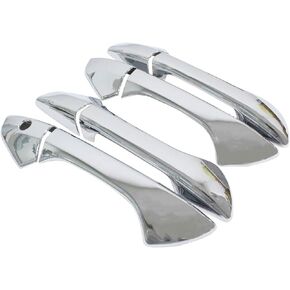 NewYall Chrome Exterior Door Handle Covers for Honda Accord 2008-2012 Outer Front Rear Left Driver and Right Passenger Side