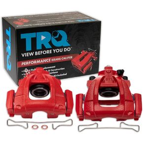 TRQ Front Brake Caliper Set Compatible with 2002-2008 Mini Cooper
