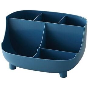 Stylish Pig Pen Holder, Office Desk Organizer,Desktop Stationary Organizerfor Boys,Kids,Pencil Containers with Mobile Phone Holders,Dark Blue in Saudi Arabia