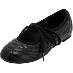 JW PEI Women's Erika Topstitching lace-up Ballet Flats