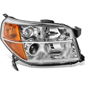 DNA MOTORING Right OE Style Projector Headlight Compatible with 2006-2008 Honda Pilot,OEM-HL-0208-R