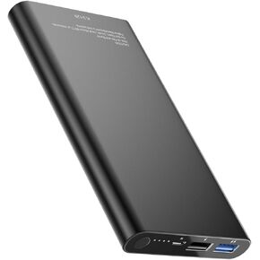 10000mAh Power Bank Slim Portable Charger Dual USB Ultra-Compact Small Battery Pack Compatible with iPhone 15 14 13 12 Pro Max Samsung Galaxy and More in Kuwait