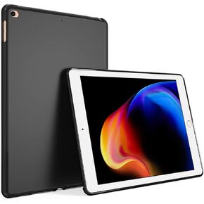 iPad Air 1st Case (Old Model) Compatibility iPad 6th Generation2018,iPad 5th Generation 2017,Puxicu Slim Design Matte Rubber Soft TPU Protective Cover for iPad Air 2013 Model(A1474 A1475 A1476),Black