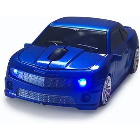 Wireless Mouse Car Mouse, Cool Car Shape Mouse 2.4Ghz Wireless Mouse, Car Computer Mouse for Laptop PC Mac (Black)