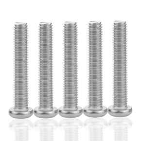 M8 x 45mm Machine Screws (5pcs) Pan Phillips Cross Head TV Wall Mounts Screws for Samsung Series TV, 18/8 Stainless Steel | by IMSCREWS