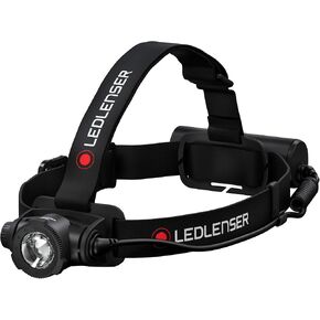 Ledlenser, H7R Work Rechargeable Headlamp, High Power LED,1000 Lumens, Advanced Focus System, Constant Light Output, Bright, Dimmable, Magnetic Charge System, Dustproof, Waterproof, Rubber Covers in Kuwait