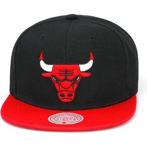 Mitchell & Ness Chicago Bulls Snapback Hat Adjustable Cap