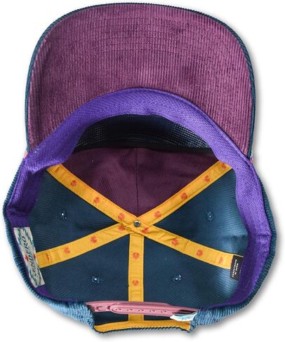 Sendero Provisions Co. Brochacho Hat Blue Unisex Unstructured 5-Panel Lightweight Corduroy Screen Printed Patch Snapback Paracord Rope Hat in Kuwait