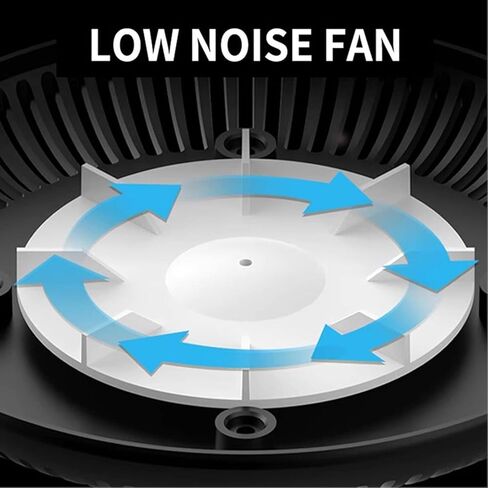 wioilyoyمنفضة سجائر متعددة الوظائف بدون دخان لتنقية الهواء في الأماكن المغلقة والخارجية، منفضة سجائر إلكترونية قابلة لإعادة الشحن عبر USB، منفضة سجائر داخلية بدون منفضة سجائر، الأفضل للمنزل (أبيض) in Kuwait