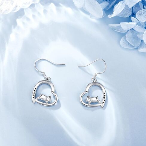 Pig Earrings Sterling Silver Pig Dangle Earrings Farm Animal Jewelry Gifts for Women in Saudi Arabia