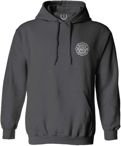 VICES AND VIRTUES American Flag Thin Red Line Firefighter Support Seal Hoodie in Saudi Arabia