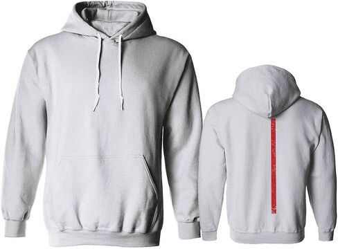 VICES AND VIRTUES American Flag Thin Red Line Firefighter Support Seal Hoodie in Saudi Arabia