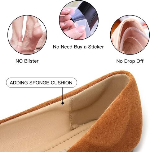 حذاء مسطح نسائي من MUSSHOE بمقدمة مستديرة مريح سهل الارتداء مع فيونكة in Kuwait