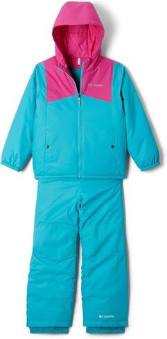 Columbia Toddler Unisex Double Flake Set, Geyser/Pink Ice, 2T in Saudi Arabia