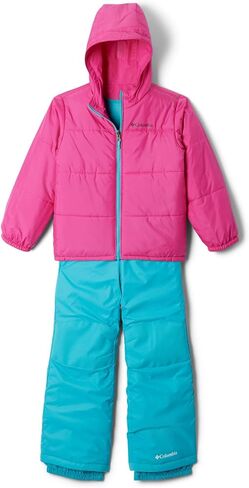 Columbia Toddler Unisex Double Flake Set, Geyser/Pink Ice, 2T in Saudi Arabia