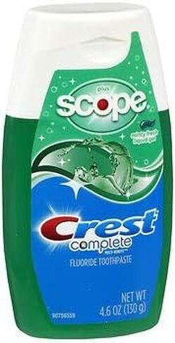 Crest Pls Scp White Liq F Size 4.6z Crest Complete Tartar Cntrl Whitening W/ Scope Liq Gel Toothpaste Mint Frsh in Saudi Arabia