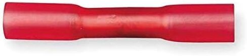 3M BSV18Q Vinyl-Insulated Butted-Seam Standard Butt Connector, 22 to 18 AWG, Red in Saudi Arabia