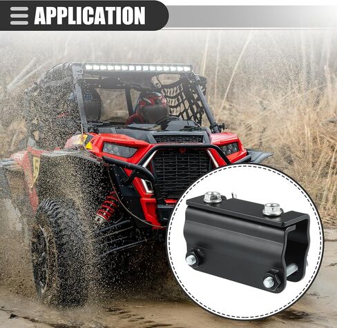 وصلة ممتص الصدمات العالمية لمركبة الثلج من Motoforti من أجل Polaris للقطط القطبية الشمالية من أجل ملحقات دراجات الثلج من نوع اللسان من Yamaha، فولاذ، أسود in Saudi Arabia
