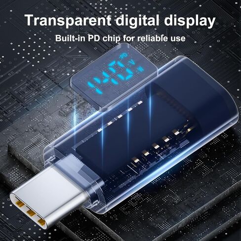 محول USB C أنثى إلى USB C ذكر محول USB C موسع 140 وات 40 جيجابت في الثانية لنقل البيانات USB نوع C PD متوافق (أزرق، 140 وات) in Saudi Arabia