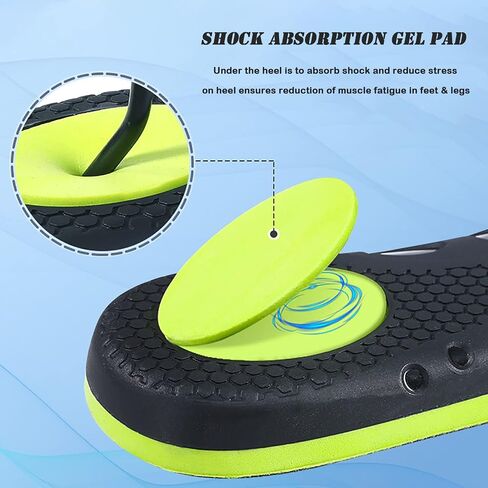 Elastic Shock Absorbing Shoe Insoles Breathable Honeycomb Sneaker Inserts Sports Shoe Insole Replacement Insoles for Men & Women Green in Saudi Arabia