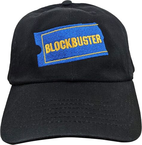 Blockbuster Video Curved Brim Dad Cap Retro Inspired Hat in Saudi Arabia