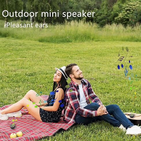 Waterproof IP6 Q6 Tiny Wireless Speakers Hi-fi Metal Loud Sound Rich Bass Wireless Speaker, Portable Pocket TWS Speaker with Enhanced Bass High Definition Sound Box (Black) in Saudi Arabia