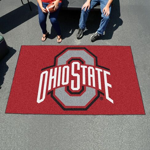 سجادة FANMATS 1517 Ohio State Buckeyes All-Star - 34 بوصة × 42.5 بوصة سجادة منطقة المعجبين الرياضية، سجادة ديكور المنزل وحصيرة خلفية in Saudi Arabia