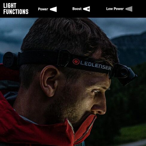 Ledlenser, H7R Work Rechargeable Headlamp, High Power LED,1000 Lumens, Advanced Focus System, Constant Light Output, Bright, Dimmable, Magnetic Charge System, Dustproof, Waterproof, Rubber Covers in Kuwait