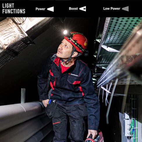 Ledlenser, H7R Work Rechargeable Headlamp, High Power LED,1000 Lumens, Advanced Focus System, Constant Light Output, Bright, Dimmable, Magnetic Charge System, Dustproof, Waterproof, Rubber Covers in Saudi Arabia