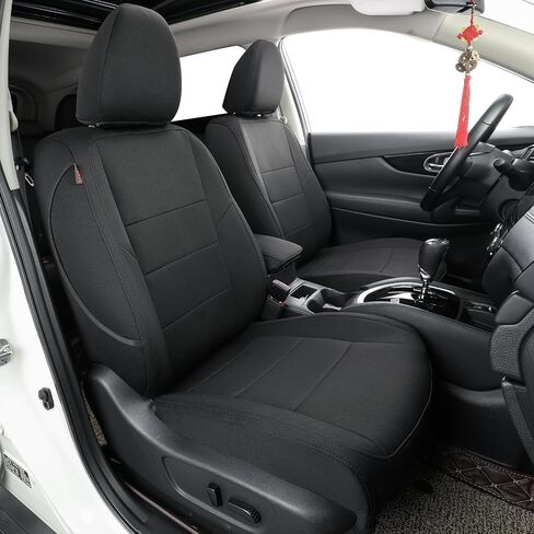 أغطية مقاعد مناسبة حسب الطلب لسيارة Nissan Sentra 2020 2021 2022 2023 2024 S,SV,SR,SR Midnight Edition، واقي مقعد جلدي بتغطية كاملة (مجموعة كاملة، أسود/أحمر) in Kuwait
