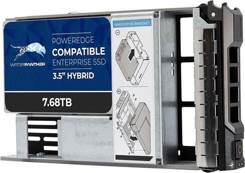 2.4TB 10K SAS 3.5" HDD for Dell PowerEdge Servers | Enterprise Hard Drive in 14G 15G Hybrid LFF Caddy Tray in Kuwait