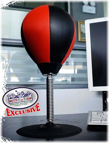 كيس اللكم المكتبي من Matty's Toy Stop (الكرة) مع مضخة هواء، لتخفيف التوتر في المنزل أو المكتب in Kuwait