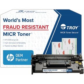 TROY M507/M528 MICR Toner Secure High Yield Cartridge, Check Printing, HP Part Number: CF289X, Yields 10000 Pages