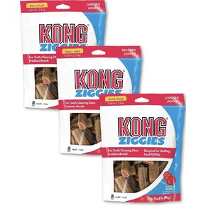 KONG Stuff'n Ziggies - Adult Dogs Original Recipe (Small - 7 oz) - Pack of 3