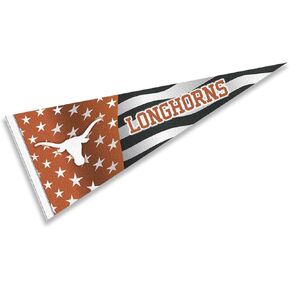 علم ولاية تكساس لونجهورنز بالولايات المتحدة الأمريكية على شكل نجمة وخطوط بينانت راية in Kuwait