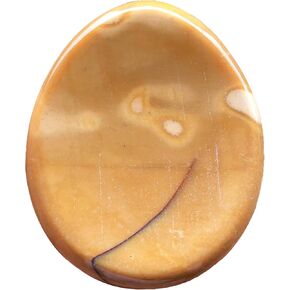 Healing Crystal Thumb Worry Stone, Teardrop Carved Palm Pocket Stones for Anxiety Therapy Geometry Chakra Reiki Positive Energy Meditation, Dalmation Jasper