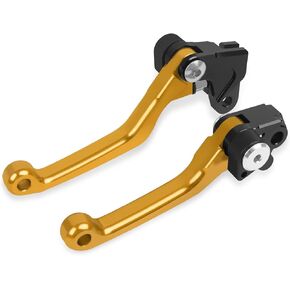 Short Brake Clutch Lever Sets CNC Aluminum Compatible with Suzuki DRZ400 DRZ400S DRZ400SM DRZ400E 2000-2022 DR250R 97-00 DR200S 15-17 2 Finger Levers Motorcycle Accessories