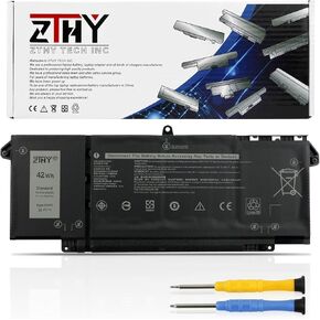 ZTHY 9JM71 Laptop Battery Replacement for Dell Latitude 13 5320 7320 14 7420 7520 Latitude 5320 2-in-1/7320 2-in-1/7420 2-in-1 P134G001 P135G001 P138G001 7FMXV 4M1JN 1PP63 HDGJ8 MHR4G 11.4V 42Wh