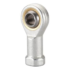 Baomain Rod End Bearing FJ1114 M14 Silver Tone 14mm Inner Diameter M14x1.5 Female Thread