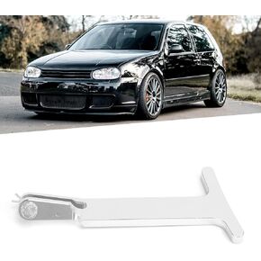 Qiilu Hood Release Handle, Hood Latch Release Pull Handle Billet Aluminium Alloy for R32 MK4 2004 (Silver)