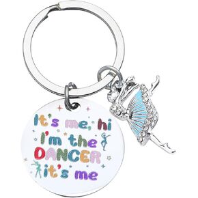 Dancer Gifts Dance Keychain Ballerina Gifts Dance Teacher Gifts Funny Dance Themed Gifts for Women