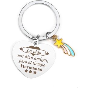 Easter Basket Stuffers Keychain Friendship Llavero Amiga Regalos Para Mujer Best Friend Birthday Gifts Friend Gifts for Best Friend Friendship Gifts Women Friends Funny Gifts Female Regalo De Amigo