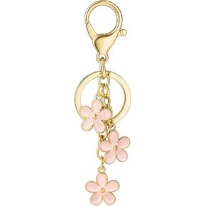 SELOVO Flower Key Chain Keychain Girls Women Gifts Backpack Accessory