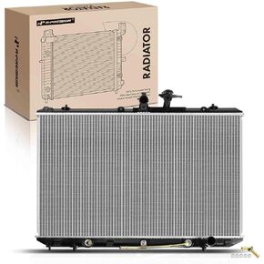 A-Premium Engine Coolant Radiator Assembly with Transmission Oil Cooler Compatible with Toyota Highlander 2008-2013 3.5L, Without Tow Package, Automatic Transmission, Replace# 1604131540