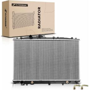 A-Premium Engine Coolant Radiator with Transmission Oil Cooler Compatible with Acura RL 2005-2008 V6 3.5L, Automatic Transmission, Replace# 19010RJAJ53, AC3010139