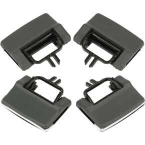 ACROPIX Front Left Right AC Vent Air Conditioning Vent Outlet Tab Clips Fit for Mercedes Benz GL450 ML350 ML550 - Pack of 4 Black