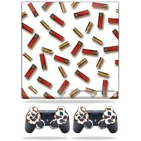 Skin Compatible with Sony Playstation 3 PS3 Slim + 2 Controllers – Shell Blanket | MightySkins Protective, Durable, and Unique Vinyl wrap Cover | Easy to Apply, Remove | Made in The USA