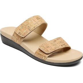 MEGNYA Orthotic Sandals for Women, Plantar Fasciitis Sandals for Flat Feet, Orthopedic Walking Slide Sandals with Arch Support
