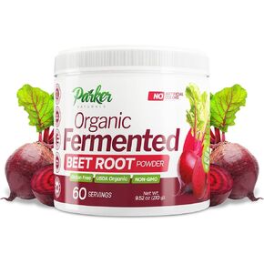 Fermented Organic Beets Powder. 9.52oz. Supports Healthy Immune System. Gluten Free, Non-GMO, & Vegan.Made in The USA!